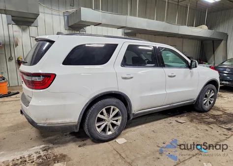 2016 Dodge Durango Limited z USA, uszkodzony, nr VIN 1C4RDJDG0GC446814